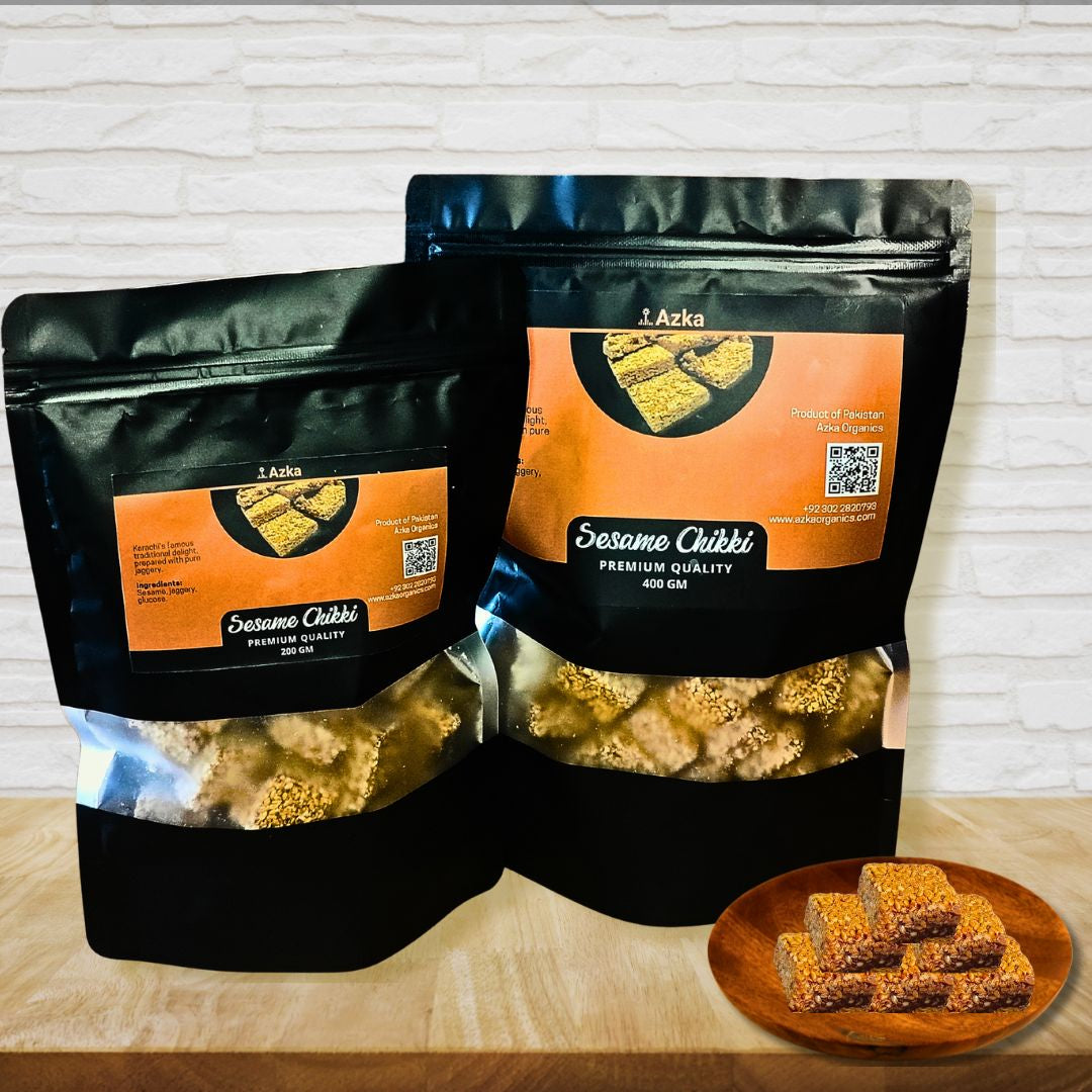 Sesame Chikki (Til Chikki) with Jaggery | Traditional Snack – Azka