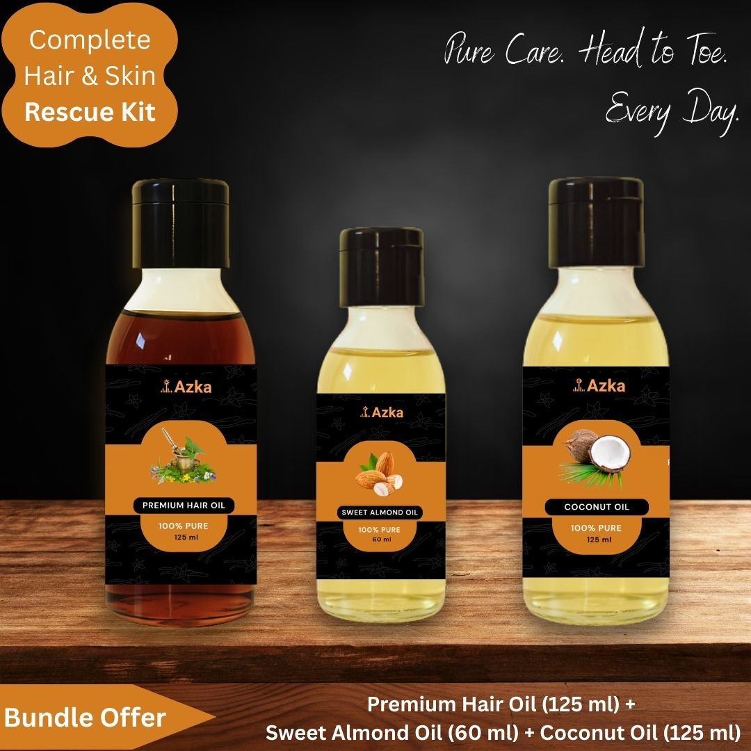 Complete Hair & Skin Rescue Kit (Bundle Offer)